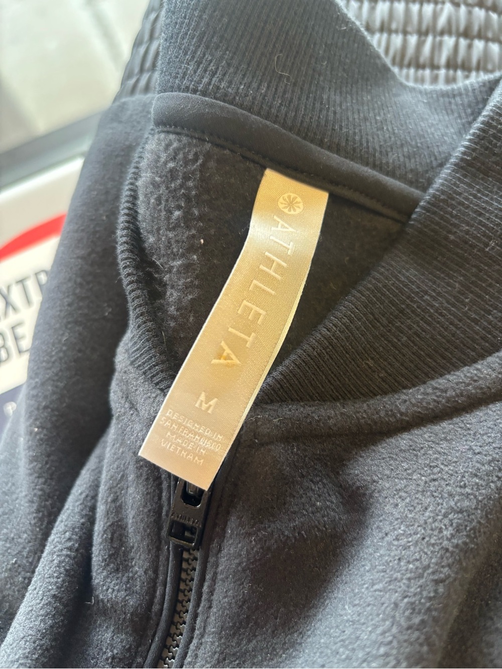 Athleta Black Bomber Jacket - Picture 5 of 5